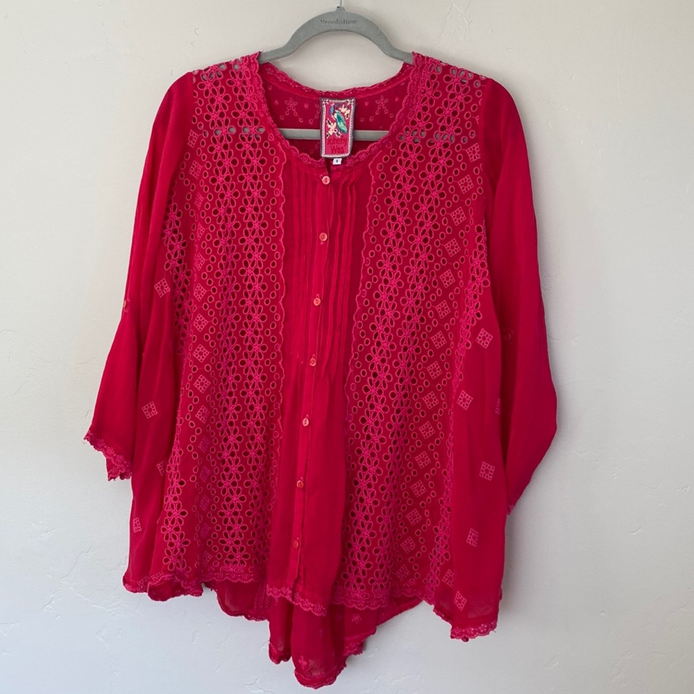 Johnny Was stunning  blouse size S